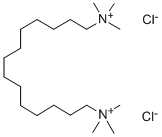 HEXAMETHYLTETRADECAMETHYLENEBISAMMONIUMCHLORIDE Struktur