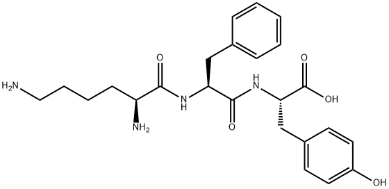 H-LYS-PHE-TYR-OH 結(jié)構(gòu)式