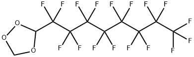 3-(Heptadecafluorooctyl)-1,2,4-trioxolane Struktur