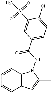 INDAPAMIDE RELATED COMPOUND A (50 MG) (4-CHLORO-N-(2-METHYL-INDOL-1-YL)-3-SULFAMOYLBEN-ZAMIDE) (AS) price.