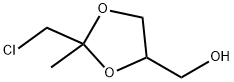 2-Chloromethyl-2-methyl-1,3-dioxolane-4-methanol Struktur