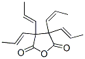 3,3,4,4-tetrakis[(Z)-prop-1-enyl]oxolane-2,5-dione Struktur