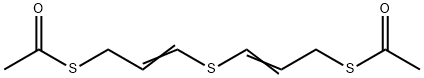 3,3'-Thiobis(2-propene-1-thiol)bisacetate Struktur