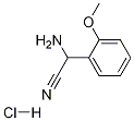 2-AMino-2-(2-Methoxyphenyl)acetonitrile hydrochloride Struktur