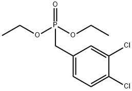 [(3,4-Dichlorophenyl)methyl]phosphonic acid diethyl ester Struktur