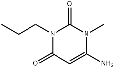 1-Methyl-3-propyl-6-aminouracil Struktur