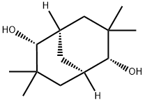 Bicyclo[3.3.1]nonane-2,6-diol, 3,3,7,7-tetramethyl-, (1R,2R,5R,6R)- (9CI) Struktur