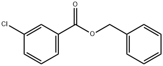 Benzoic acid, 3-chloro-, phenylMethyl ester Struktur