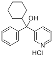 alpha-Cyclohexyl-alpha-(3-pyridyl)benzyl alcohol hydrochloride Struktur