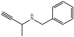 N-(1-Methyl-2-propynyl)benzylamine Struktur