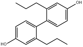 4,4'-Biphenyldiol, 2,2'-dipropyl- Struktur