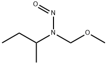 sec-Butylamine, N-methoxymethyl-N-nitroso- Struktur