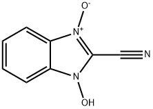 1H-Benzimidazole-2-carbonitrile,1-hydroxy-,3-oxide(9CI) Struktur