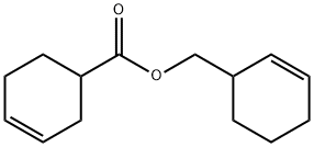 3-Cyclohexene-1-carboxylic acid (2-cyclohexenyl)methyl ester Struktur