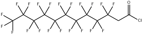 3,3,4,4,5,5,6,6,7,7,8,8,9,9,10,10,11,11,12,12,12-henicosafluorododecanoyl chloride Struktur