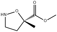 5-Isoxazolidinecarboxylicacid,5-methyl-,methylester,(S)-(9CI) Struktur