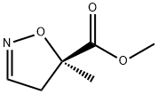 (R)-4,5-Dihydro-5-methyl-5-isoxazolecarboxylic acid methyl ester Struktur