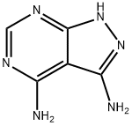 1H-Pyrazolo[3,4-d]pyrimidine-3,4-diamine (9CI) Struktur