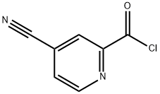 2-Pyridinecarbonyl chloride, 4-cyano- (9CI) Struktur