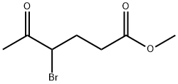 4-Acetyl-4-bromobutyric acid methyl ester Struktur