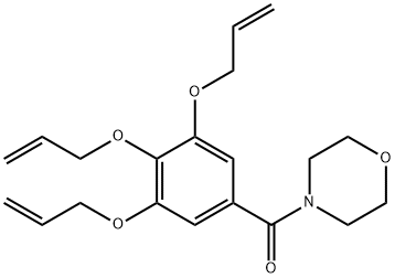 4-[3,4,5-Tris(allyloxy)benzoyl]morpholine Struktur