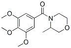 3-Methyl-4-(3,4,5-trimethoxybenzoyl)morpholine Struktur