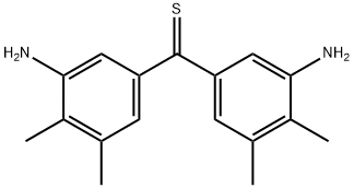 4,4'-BIS(DIMETHYLAMINO)THIOBENZOPHENONE Struktur