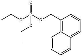 Phosphoric acid diethyl(1-naphtylmethyl) ester Struktur