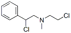 2-chloro-N-(2-chloroethyl)-N-methyl-2-phenyl-ethanamine Struktur