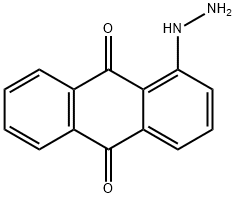 1-hydrazinoanthraquinone Struktur