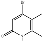 2(1H)-Pyridinone,4-bromo-5,6-dimethyl- Struktur