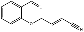 2-Butenenitrile,4-(2-formylphenoxy)-,(2E)-(9CI) Struktur