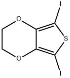 5,7-Diiodo-2,3-dihydrothieno[3,4-b][1,4]dioxine Struktur