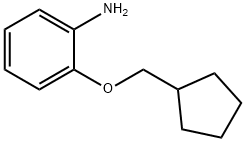 Benzenamine, 2-(cyclopentylmethoxy)- (9CI) Struktur