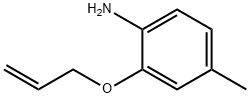 Benzenamine, 4-methyl-2-(2-propenyloxy)- (9CI) Struktur