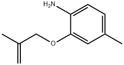 Benzenamine, 4-methyl-2-[(2-methyl-2-propenyl)oxy]- (9CI) Struktur