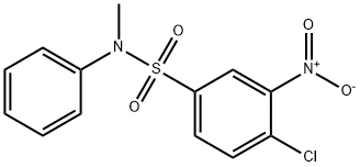 4-chloro-N-methyl-3-nitro-N-phenylbenzenesulphonamide  Struktur