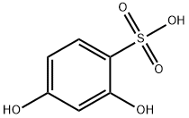 2,4-Dihydroxybenzenesulfonic acid Struktur