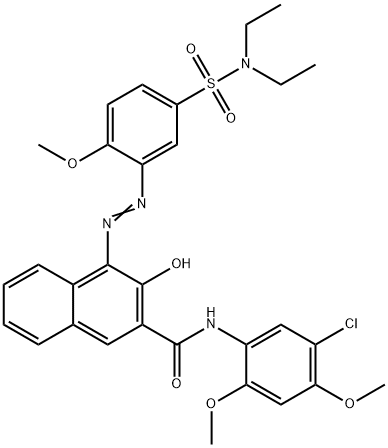 Pigment Red 5 Struktur