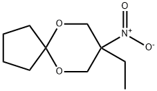 8-ethyl-8-nitro-6,10-dioxaspiro[4.5]decane Struktur