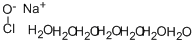 SODIUMHYPOCHLORITEHEPTAHYDRATE Struktur