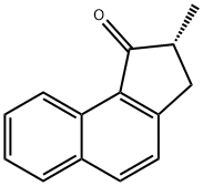 1H-Benz[e]inden-1-one,2,3-dihydro-2-methyl-,(2R)-(9CI) Struktur