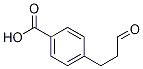 Benzoic acid, 4-(3-oxopropyl)- Struktur