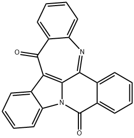 Dibenzo[b,f][1]benzazepino[2,3,4-hi]indolizine-10,16-dione Struktur