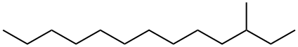 3-メチルトリデカン, IN ISOOCTANE (1000ΜG/ML) 化學(xué)構(gòu)造式