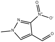 1H-Pyrazole-4-carboxaldehyde, 1-methyl-3-nitro- (9CI) Struktur