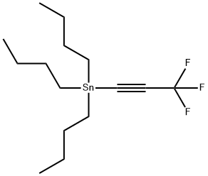 1-Tributylstannyl-3,3,3-trifluoro-1-propyne Struktur