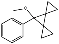 Dispiro[2.0.2.1]heptane, 7-methoxy-7-phenyl- (9CI) Struktur