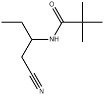 Propanamide,  N-[1-(cyanomethyl)propyl]-2,2-dimethyl- Struktur