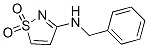 3-Isothiazolamine,N-(phenylmethyl)-,1,1-dioxide(9CI) Struktur